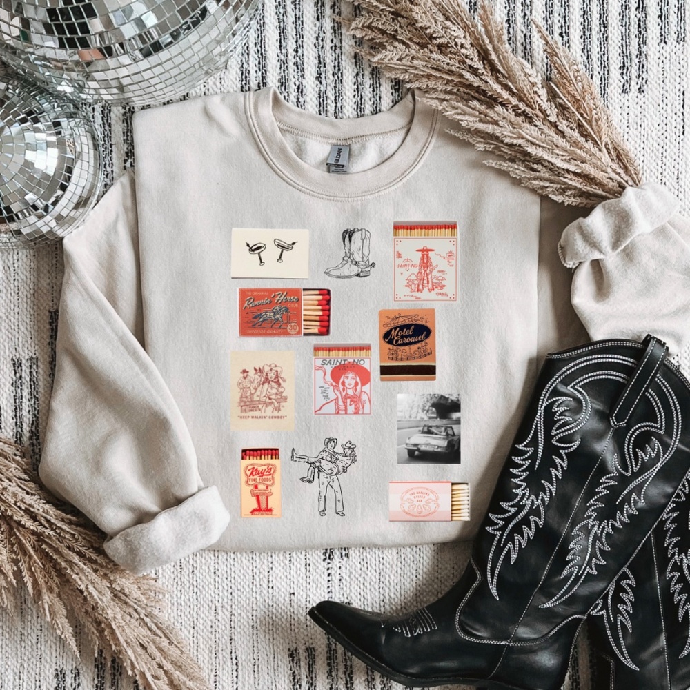 MATCHBOX vintage style unisex sweater